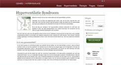 Desktop Screenshot of geneeshyperventilatie.nl